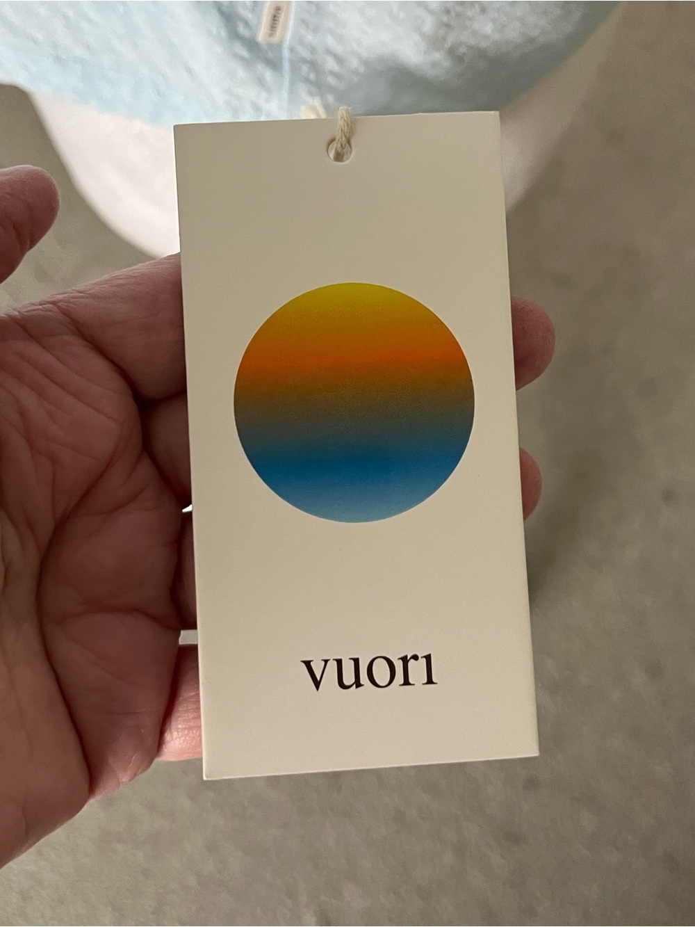 NWT Vuori St Villa Textured V-Neck Tank in Medium and XL in Color Light Mist - Picture 5 of 11